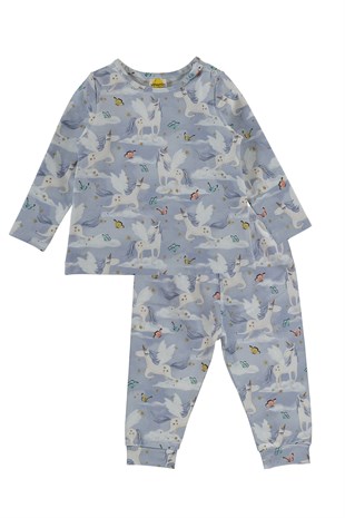 Pijama Takım // Unicorn Blue